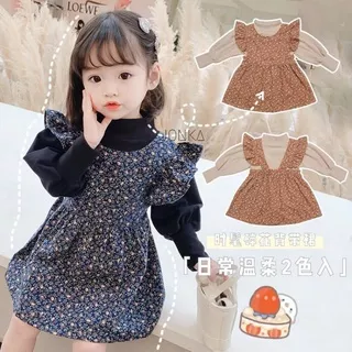 JONKA OFFICIAL - Claudia Dress Kids Size 6 Bulan - 3 Tahun Set Dress + Blouse Motif Floral Super Cute Dress Natal & Tahun Baru Anak Model Korea