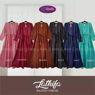 Lathifa Balotely Embose / Gamis Pesta Balotely Embose