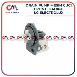 Drain Pump Mesin cuci LG Electrolux Midea front Loading Bulat Abu merk pompa pembuangan air buang