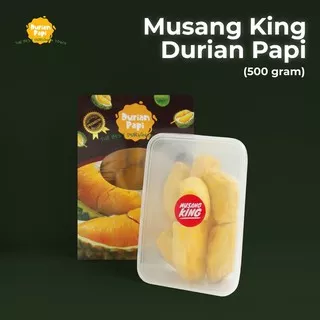 DURIAN MUSANG KING 500 gram DURIAN PAPI MALAYSIA