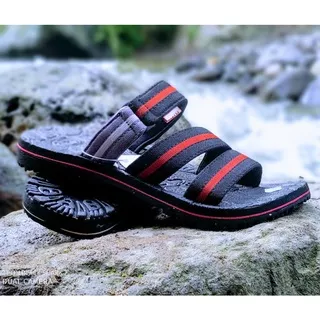 Sandal Gunung Pria / Sandal Pria / Footwear / Hiking / Slop / Merah / Active / Ac03