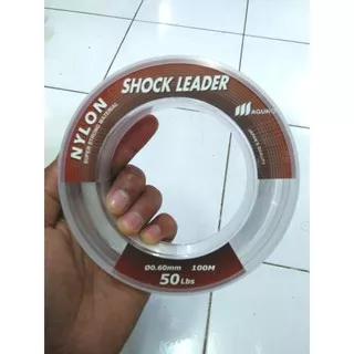 SHOCK LEADER AGURO 50 LB SHOCK LEADER 0.60 NYLON