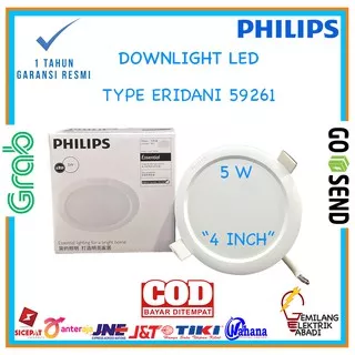 Lampu Downlight Philips Led 5 Watt Tipe Eridani Inbow (Pemakaian Dalam Plafon)