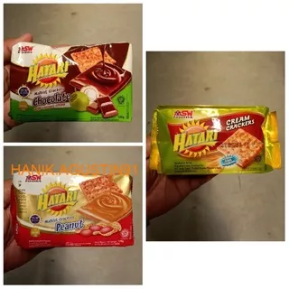 Hatari Malkist Crackers Chocolate/Peanuts/Cream Crackers 115gr / Rasa Cokelat / kacang / Cream SS91