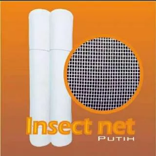 Insect Net - Screen Net - Kelambu - Jaring Penghalang Serangga - Hama Lebar 1 Meter Mesh 50 Putih