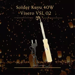 solder gagang kayu Solder Kayu 40W Visero VSL 02 solder kayu murah solder Terbaik alat bor berkualitas