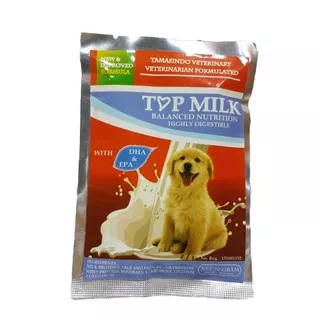 Susu Anjing Top Milk 50gr Topmilk Dog Anak Puppy Highly Digestible 50g