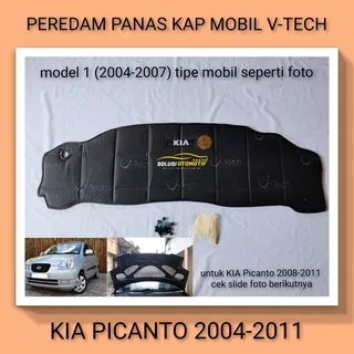 KIA PICANTO 2004-2011 Peredam Pelindung Panas Kap Mesin Aksesoris Variasi Mobil VTECH Original