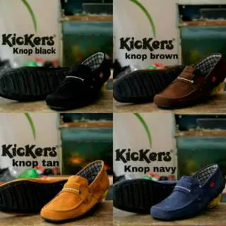 Promo hari ini !!! Sepatu casual slip on slop blues kickers mocasin 4 warna