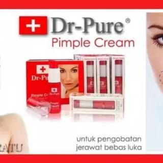 Dr. Pure Pimple Cream Acne Care mengatasi jerawat dan bopeng