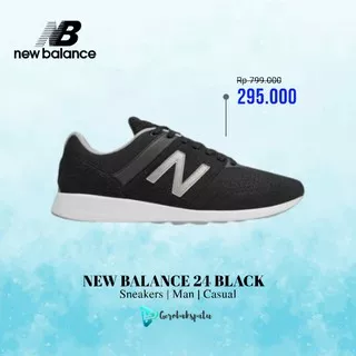 New Balance 24 Black Sepatu Tenis