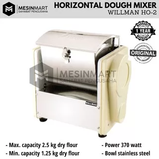 Mesin Pengaduk Adonan Mie/ Horizontal Dough Mixer WILLMAN