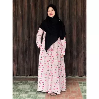 Gamis flaminggo black gamis wolfis monalisa gamis muslim murah gamis motif busui