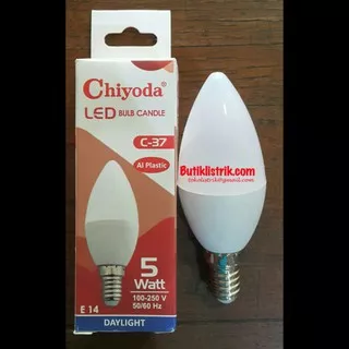 Lampu Led Candle E14 Chiyoda 5 watt Putih