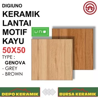 Keramik Motif Kayu 50X50 GENOVA SERIES WOOD - DIGIUNO