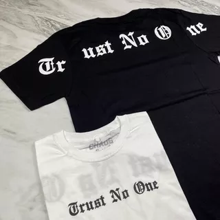 KAOS TRUST NO ONE “ BTH “ | TRUST NO ONE LIKE ORI | TRUST NO ONE GRADE ORI | TRUST NO ONE MIRROR 1:1 ( FREE STICKER DAN BISA RETUR SIZE )