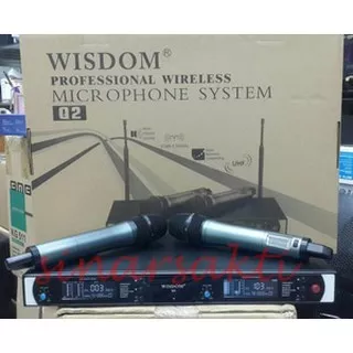 Murah Mic Wireless Wisdom Q2 ( Handheld ) Multi Channel