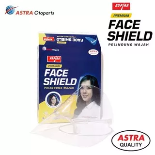 Aspira Premium Face Shield Kacamata Pelindung Muka dengan Packaging Box (Clear)