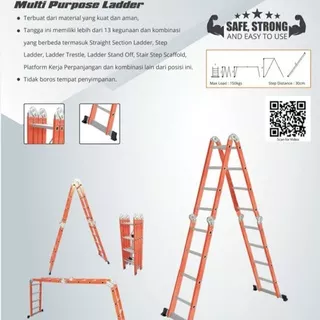 Blackfoot Tangga Lipat 6.9M multi purpose ladder 6,9 m