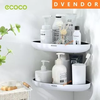 ECOCO CORNER RACK RAK SIKU KAMAR MANDI BATHROOM SHELF SHAMPO CONDITIONER ORGANIZER TEMPAT SABUN SHAMPOO