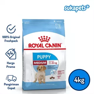 Royal Canin Puppy Medium Makanan Anak Anjing Dry 4kg