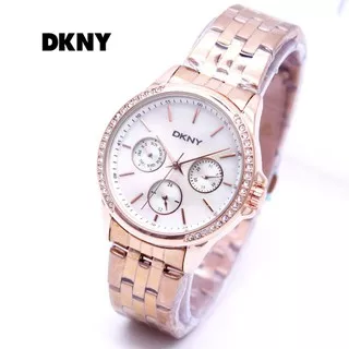 Jam Tangan Wanita DKNY - 7681 Chrono Tgl Hari Rantai