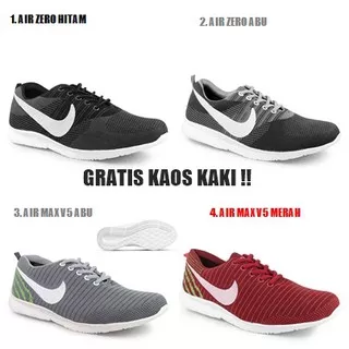 COD !! Sepatu Pria Casual Sneakers NIKE AIR Sepatu Running Joging Murah