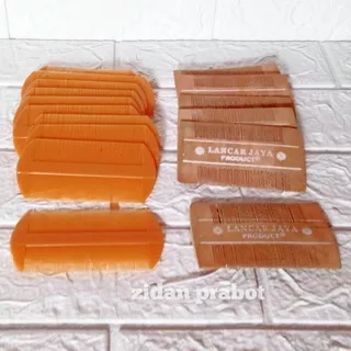 Serit / Sisir Kutu Rambut Kayu Dan Plastik