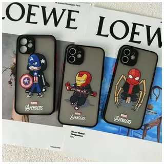 CASE iPhone 13 12 mini Pro Max new SE 2020 6 6S 7 8 PLUS X XR XS XSMAX 11 PRO MAX feel camera Iron Man Spider Man Captain America