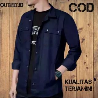 JAKET KANPAS  PRIA-JACKET MURAH-JACKET PARKA TERBARU-JACKET LAKI LAKI DEWASA-ATASAN PRIA SEMI PARKA