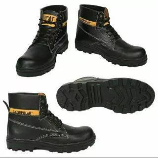 Sepatu boot pria custom Original bandung Caterpillar safety shoes collection terbaru