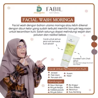 FACIAL WASH MORINGA FABIL FRESH HERBAL