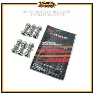 Baut Gear Gir Belakang SCARLET MX KLX 150 BF Dtracker CRF 150 L Stainless