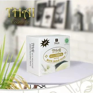BPOM THAI rice milk soap 50gr / sabun beras susu thai original / goat`s milk sabun susu kambing