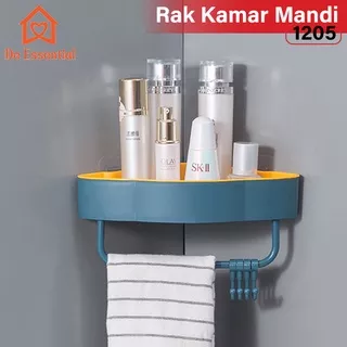 GM Bear Rak Kamar Mandi Sudut Susun Serbaguna Rak Sabun Mandi 1205 - Bathroom Wall Corner Rack