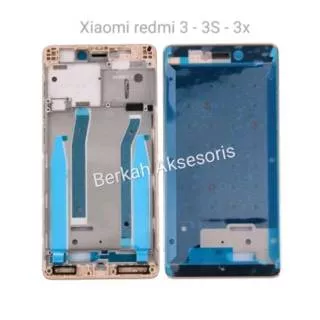FRAME LCD - TULANG LCD XIAOMI REDMI 3 - 3S -3X - 3 Pro TATAKAN DUDUKAN LCD