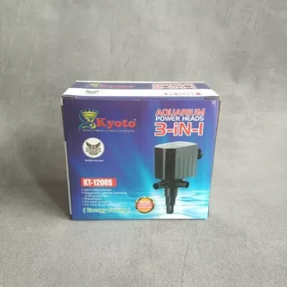 Pompa Celup Aquarium KT1200S / Power Heads / Air Pump KYOTO 3 in 1 KT-1200S / Pompa Air Celup Akuari