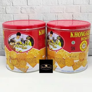 Khong Guan Biscuits Kaleng Red Mini 650 gram