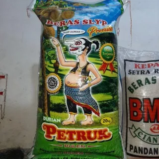 Beras Petruk 20 Kilogram | Pengiriman Instan | Beras Premium | Beras Enak Pulen | Beras Kembang | Beras Rojolele