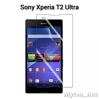 Clear Tempered Glass SONY XPERIA T2 ULTRA Anti Gores Kaca Screen Guard Layar Protector 9H Bening