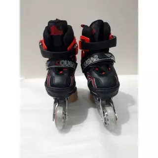 Cougar Inline Skate C1 Red / Sepatu Roda Cougar Merah
