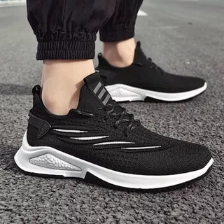 Sepatu Sneaker Sneakers Sepatu Sniker Snikers Sepatu Sneker Snekers Sepatu Ket Kets Sepatu Sekolah Sepatu Jalan Sepatu Traveling Treveling Sepatu Jogging Joging Sepatu Olahraga Hitam Putih Cewe Perempuan Wanita Cowo Laki Pria Import Premium Ikat Tali