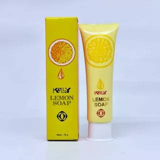 KELLY LEMON SOAP 25.GR/Kelly Lemon Soap 25gr Kemasan Sedang 25 gr 25gr/Kelly Lemon Soap 75 Gram (BESAR)/Sabun Wajah / Kelly Lemon Soap/Kelly Lemon Soap / Sabun muka Kely / keli 15 25 75 gram/ Kelly Lemon Soap Sabun Muka Kelly