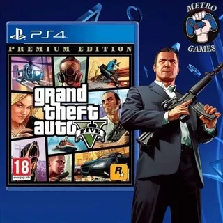 Kaset GTA V PS4 Grand Theft Auto 5 Playstation PS 4 5 GTA5 GTAV Original Asli CD BD Game Games