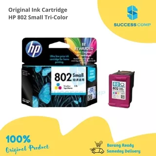 Cartridge Tinta HP 802 Small Color Original