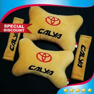 Bantal Jok Mobil Bantal Mobil Bantal Sandaran Mobil Toyota Calya Coklat