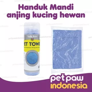 Pet Towel / Kanebo Handuk Mandi Hewan Kucing Anjing