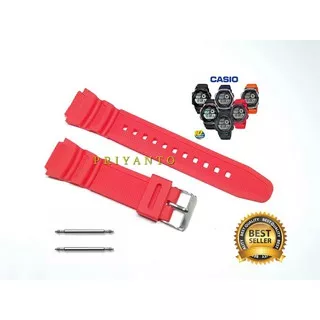 Rubber Strap tali jam tangan casio AE-1000 AE 1100 Merah