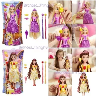 Rapunzel Belle Hair Style Creations Doll disney hasbro beauty and the beast barbie tangled original Rapunsel Tangled Cyt and n Style Accesories aksesoris gunting doll boneka barbie