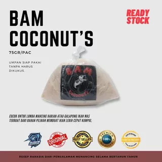 Umpan Ikan Mas Siap Pakai BAM COCONUT`S 75gr/Gandul Untuk Lomba Atau Galapungan Ikan Mas